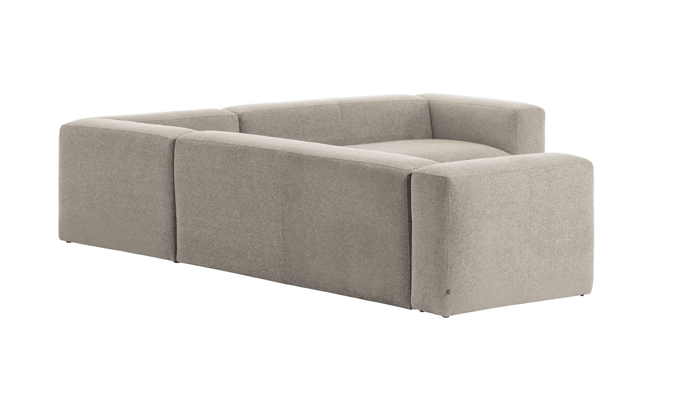 5-zits hoekbank Blok beige 320 x 290 cm
